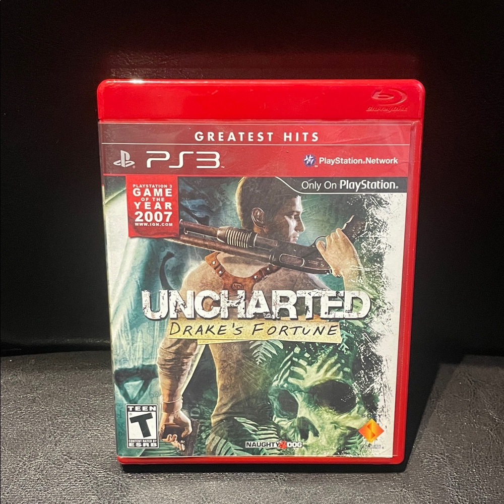 Sony PS3 Uncharted: Drake's Fortune - Red Case - Excellent working Condition